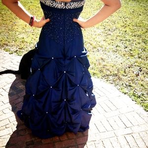 Formal Navy Ballgown Dress